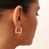 Square Hoop Earrings
