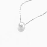14K Real Solid Gold Pearl Necklace