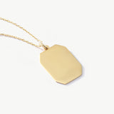 Customized Initial Tag Necklace
