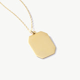 Customized Initial Tag Necklace