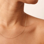 14K gold beaded necklace with smooth gold ball chain, available in 14, 16, 18, and 20-inch lengths, perfect for layering or wearing solo as a minimalist statement piece. Ideal gift for her, offering elegance and versatility.