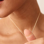 14K gold beaded necklace with smooth gold ball chain, available in 14, 16, 18, and 20-inch lengths, perfect for layering or wearing solo as a minimalist statement piece. Ideal gift for her, offering elegance and versatility.