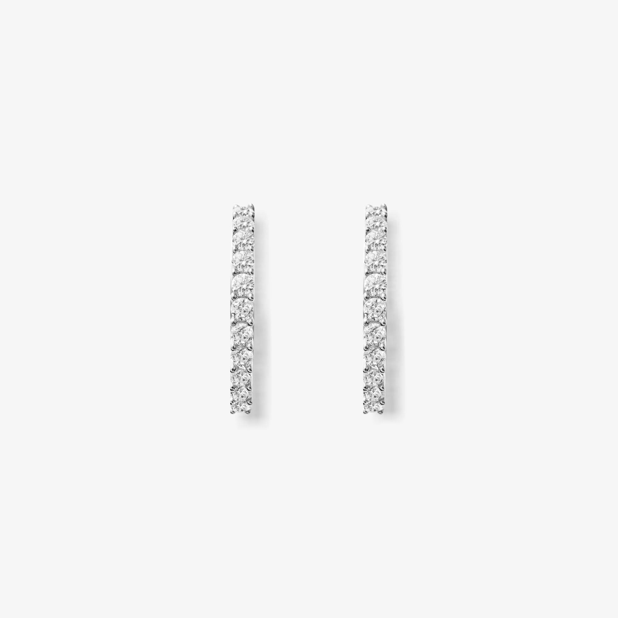 14K Solid Gold Small Hinged Huggie Hoops