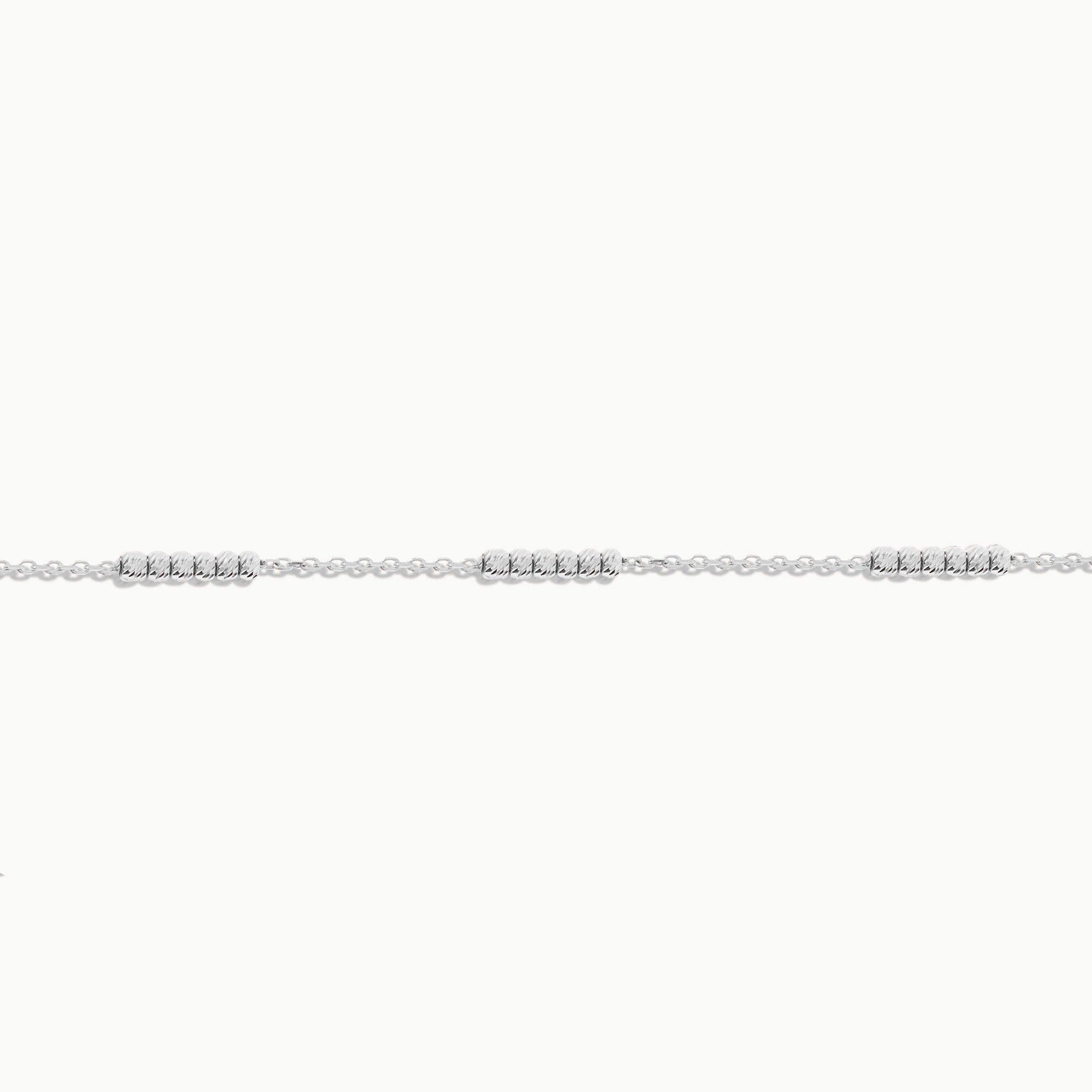 14k Solid Gold Tricolor Ball Beaded Bracelet