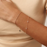 14K Real Solid Gold Figaro Bracelet featuring classic Figaro link chain design, suitable for men and women; perfect as a luxurious gift for special occasions like Christmas and anniversaries.