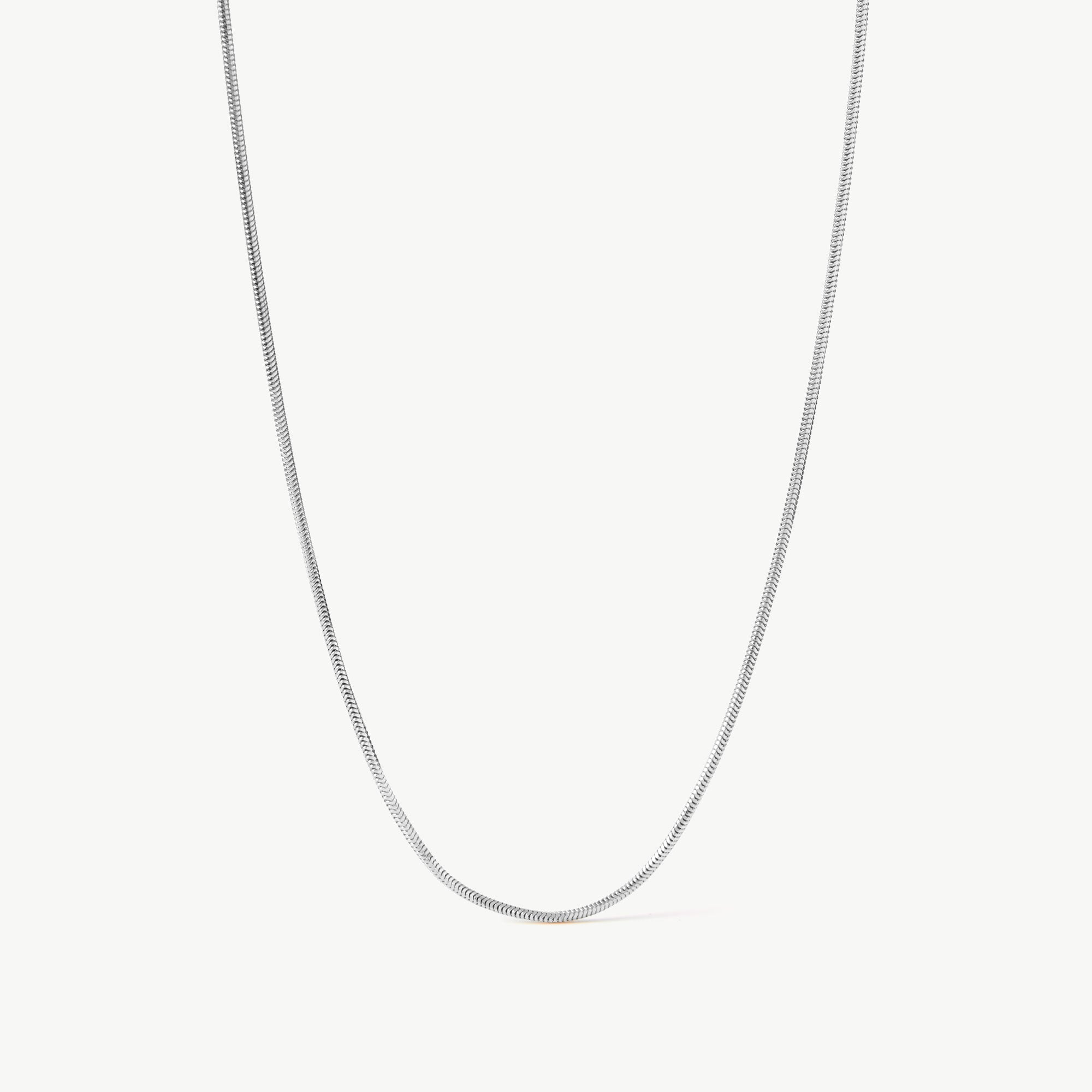14K Solid Gold Snake Chain Necklace