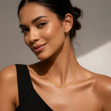 14K Solid Gold Singapore Chain Necklace • 1.15mm/ 1.4mm/ 1.7mm • Dainty Twist Chain