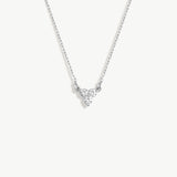 14K Solid Gold Diamond Trio Necklace