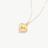 Dainty Puffy Heart Necklace