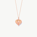 Dainty Puffy Heart Necklace
