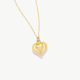 Dainty Puffy Heart Necklace