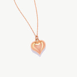 Dainty Puffy Heart Necklace