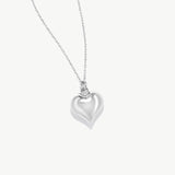 Dainty Puffy Heart Necklace