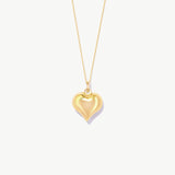 Dainty Puffy Heart Necklace