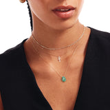 14K Solid Gold Ankh Necklace: Symbol of Life