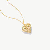 Geometric Heart Necklace