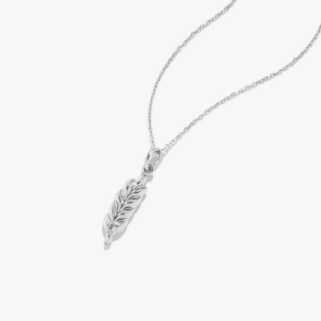 14K Solid Gold Wheat Necklace: A Timeless Symbol of Abundance & Good Fortune