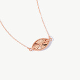 14k Real Solid Gold Evil Eye Necklace • Protective Amulet Pendant • Dainty Nazar Jewelry