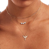 Blue Opal Beaded Necklace