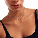 Blue Opal Beaded Necklace