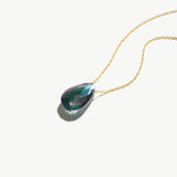Labradorite Teardrop Necklace