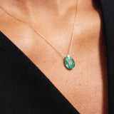 Labradorite Teardrop Necklace