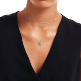 Labradorite Teardrop Necklace