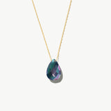 Labradorite Teardrop Necklace