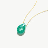 Labradorite Teardrop Necklace