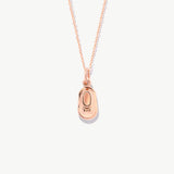 14K Solid Gold Baby Shoe Necklace - New Mom Push Gift