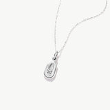 14K Solid Gold Baby Shoe Necklace - New Mom Push Gift