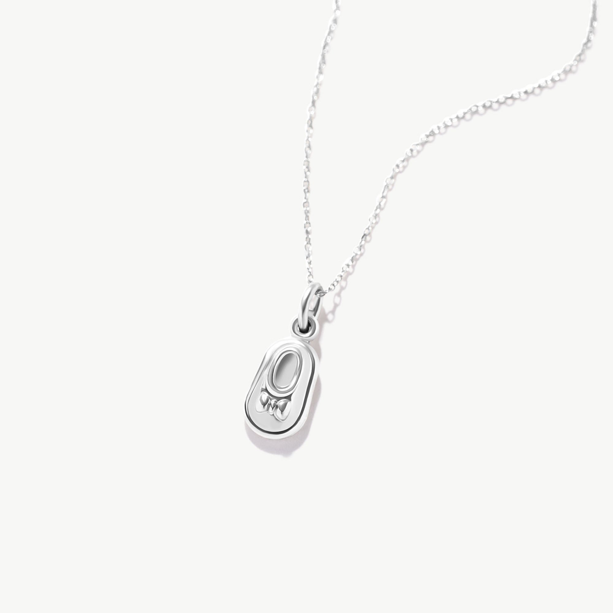 14K Solid Gold Baby Shoe Necklace - New Mom Push Gift