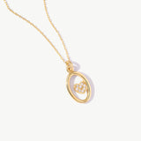 14k Solid Gold Heart Necklace: Dainty Everyday Pendant, Floating Design