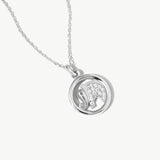 14k Solid Gold Elephant Necklace: Good Luck Charm Pendant