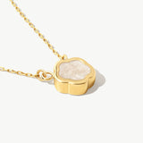 14K Solid Gold Clover Necklace