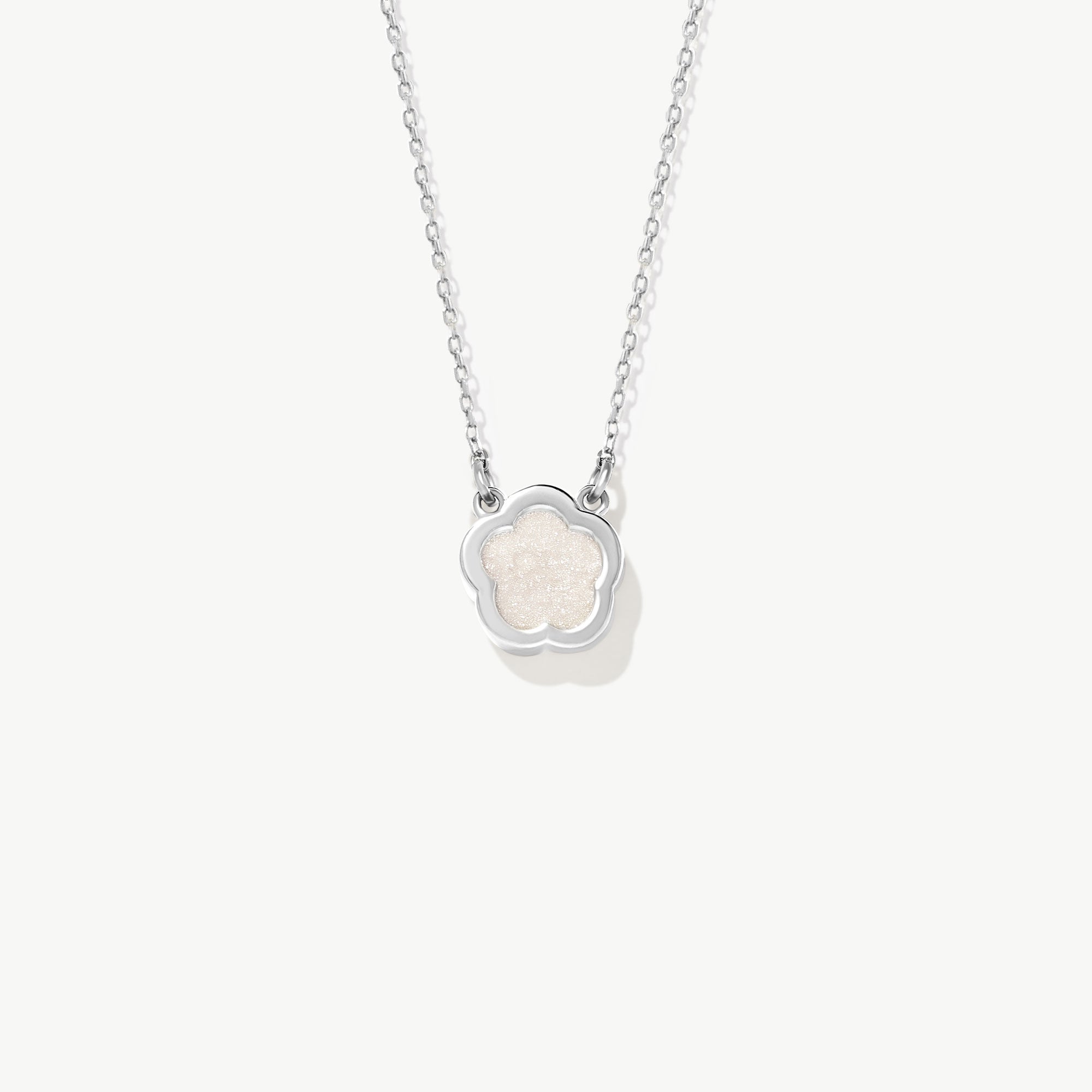 14K Solid Gold Clover Necklace