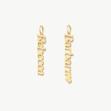 14K Solid Gold Custom Name Necklace, Personalized Jewelry