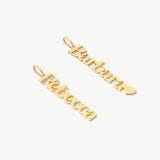 14K Solid Gold Custom Name Necklace, Personalized Jewelry