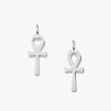 14K Solid Gold Ankh Necklace, Egyptian Symbol of Life Necklace