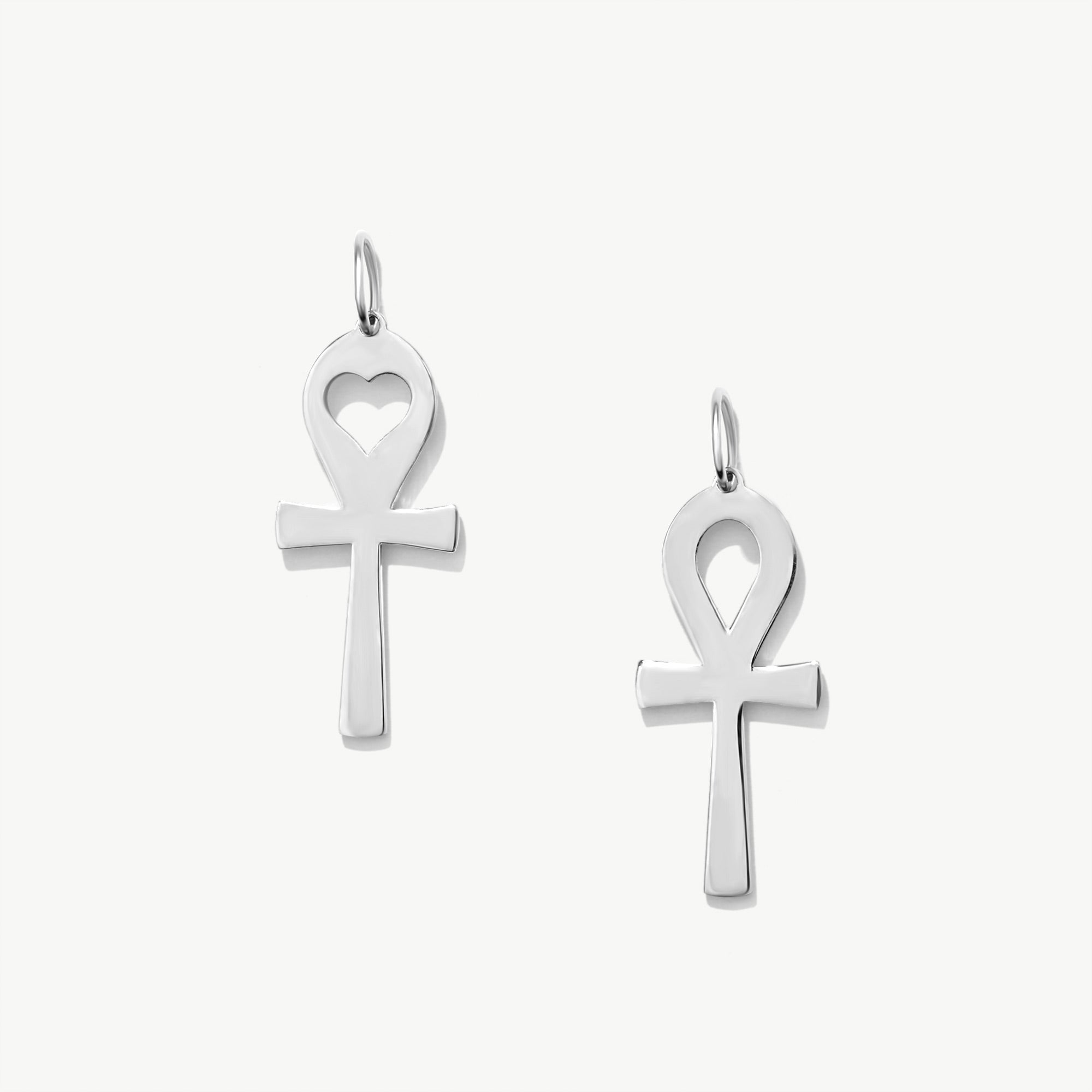 14K Solid Gold Ankh Necklace, Egyptian Symbol of Life Necklace