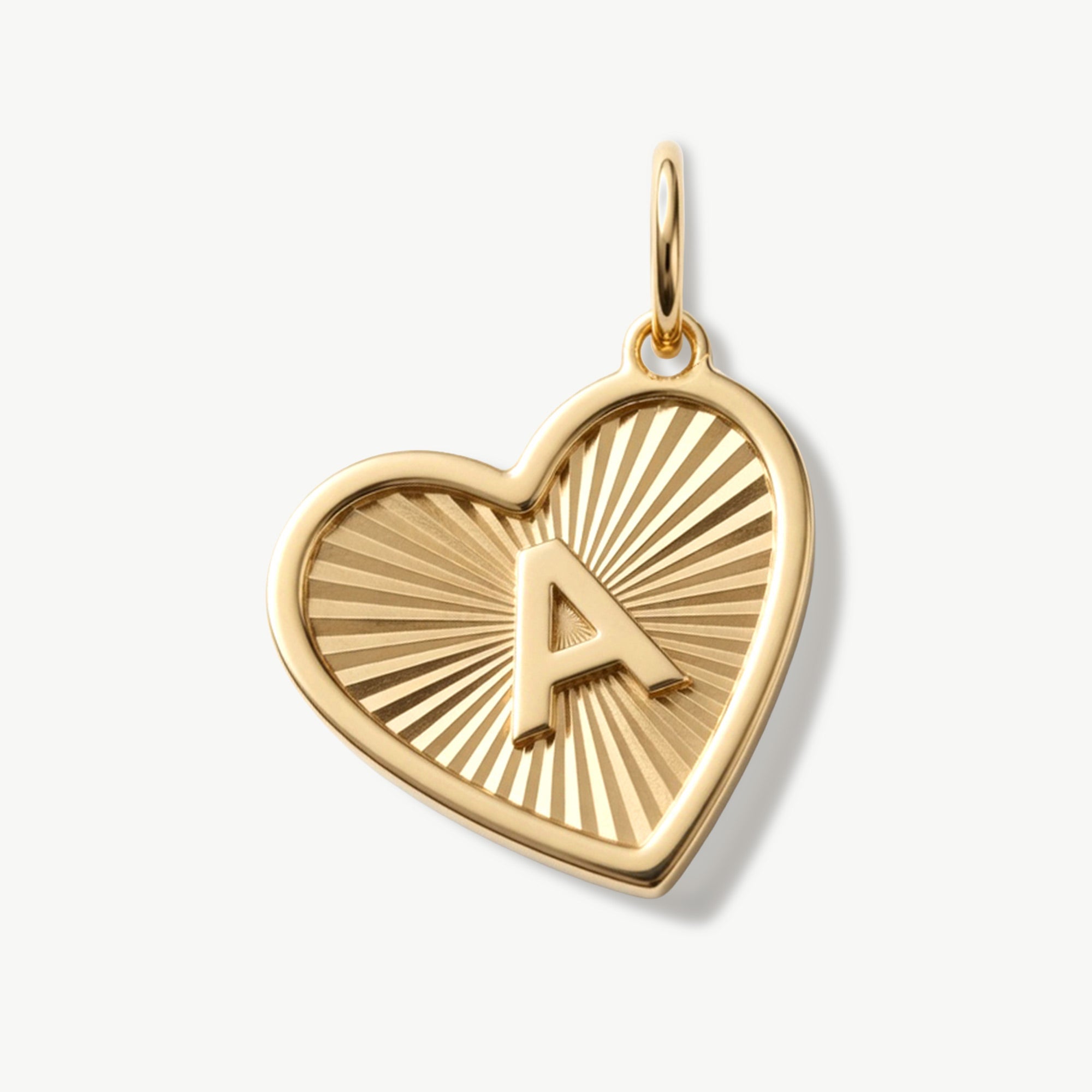 Minimalist 14K yellow gold personalized initial necklace for daily elegance.