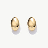 14K Solid Gold Teardrop Earrings – Drop Huggie Hoops