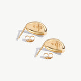 14K Solid Gold Teardrop Earrings – Drop Huggie Hoops