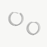 14K Solid Gold Hinged Twist Hoops – Twisted Rope Earrings