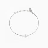 14K Solid Gold Cross Bracelet