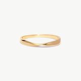 14K Solid Gold Eternity Band: Minimalist Stacking Ring