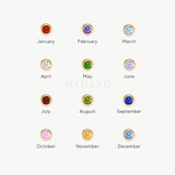 14K Solid Gold Personalized Birthstone Ring