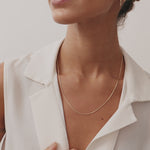 14K Real Solid Gold Wheat Link Chain Necklace with intricate wheat link design, available in 14, 16, 18, and 20 inches; ideal for layering or as a standalone piece, perfect gift for mom, wife, or special occasions.
